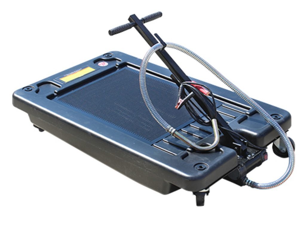 17 Gallon 12V Low Profile Oil Drain Pan – Heavy Duty Automotive Fluid Extractor 12VOP view 3