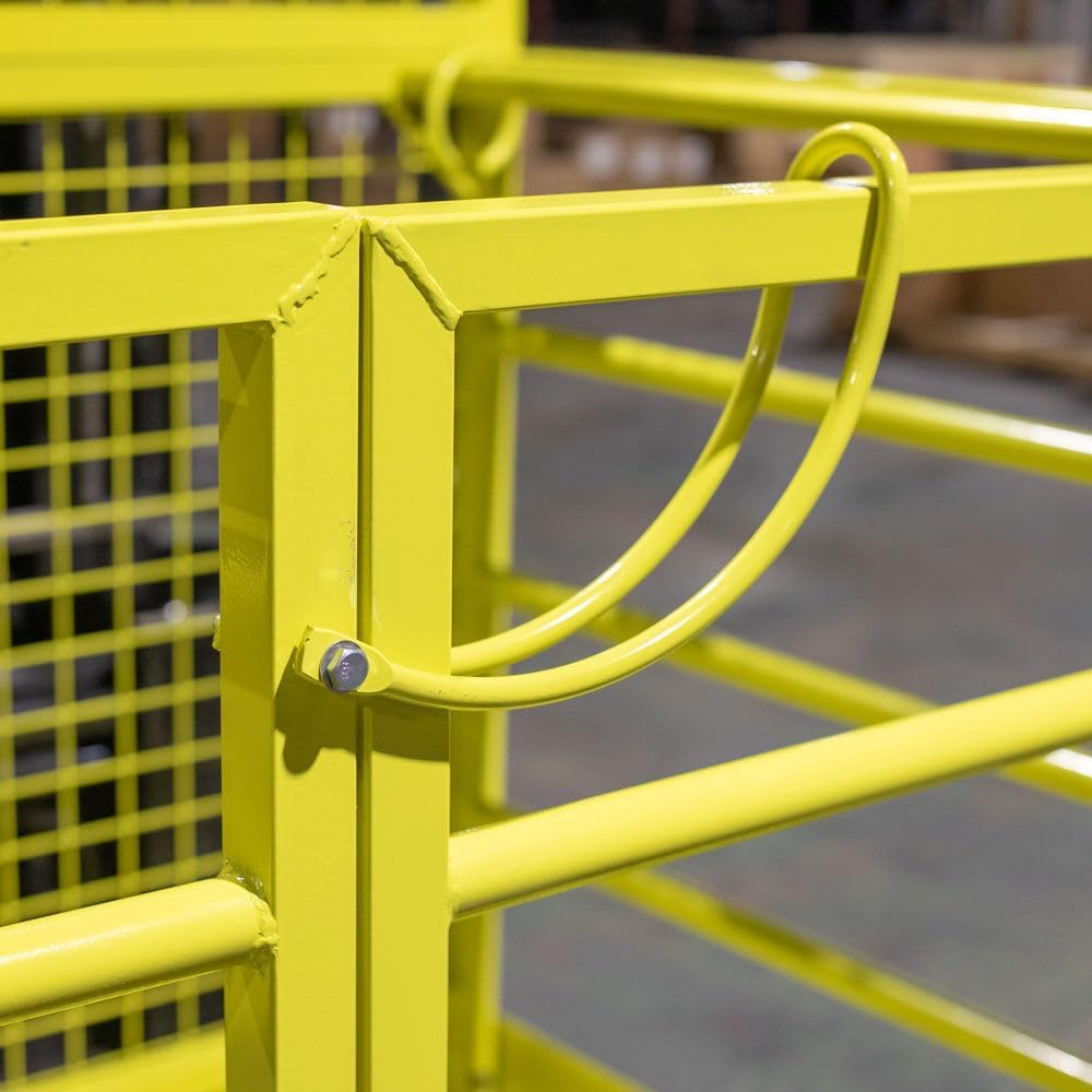 2-Person Forklift Safety Cage – 1,200 lb Lift Capacity Work Platform 9194534 view 3