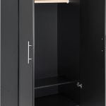 32″ Wardrobe Storage Cabinet – Modern Closet Organizer with Shelves & Hanging Space S3119 view 5