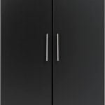32″ Wardrobe Storage Cabinet – Modern Closet Organizer with Shelves & Hanging Space S3119 view 6