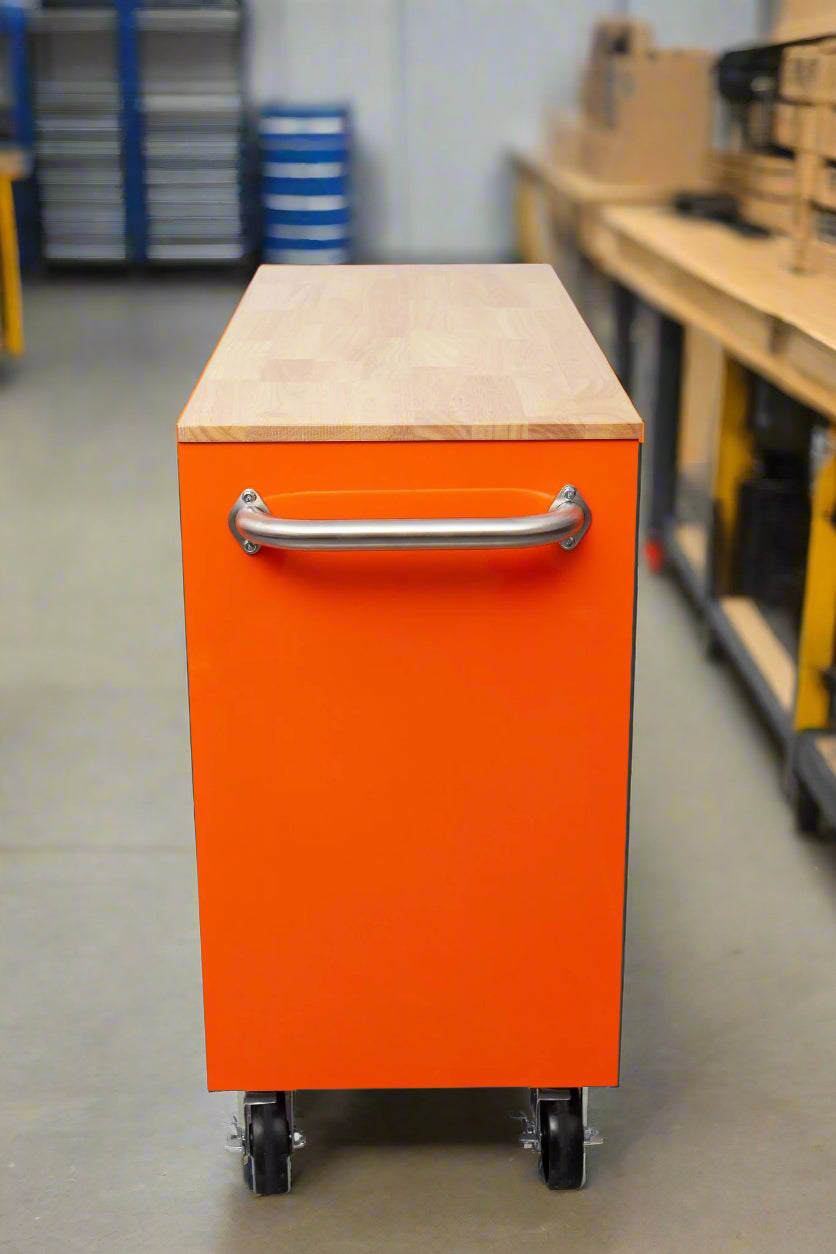46″ Rolling Tool Workbench – Heavy-Duty Mobile Storage Cabinet with 9 Drawers view 2
