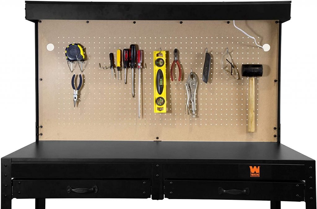 48-Inch Workbench Light with Built-In Power Outlets – Heavy Duty Workshop Lighting WT006C view 7