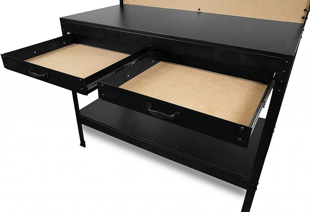 48-Inch Workbench Light with Built-In Power Outlets – Heavy Duty Workshop Lighting WT006C view 4
