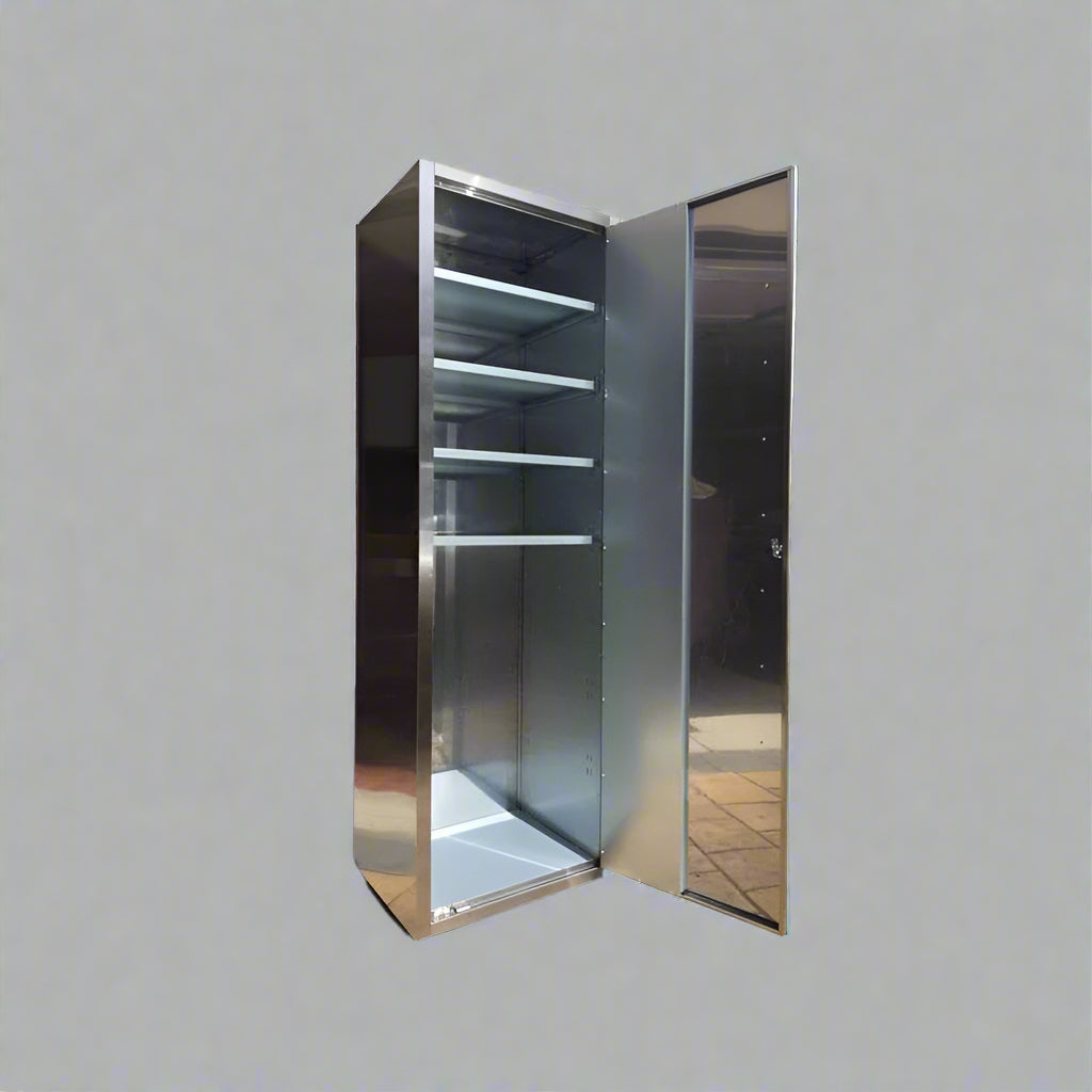 6 FT Stainless Steel Lockable Storage Cabinet – Adjustable Shelves, Anti-Fingerprint Finish HSC2401W view 5
