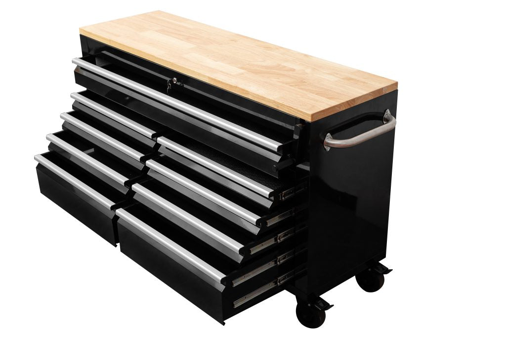 60-Inch Siebel Adjustable Top 9-Drawer Tool Bench – Heavy-Duty Workstation with Storage 6010AT view 5