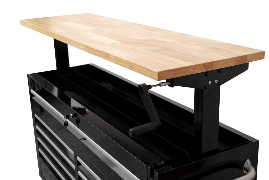 60-Inch Siebel Adjustable Top 9-Drawer Tool Bench – Heavy-Duty Workstation with Storage 6010AT view 8