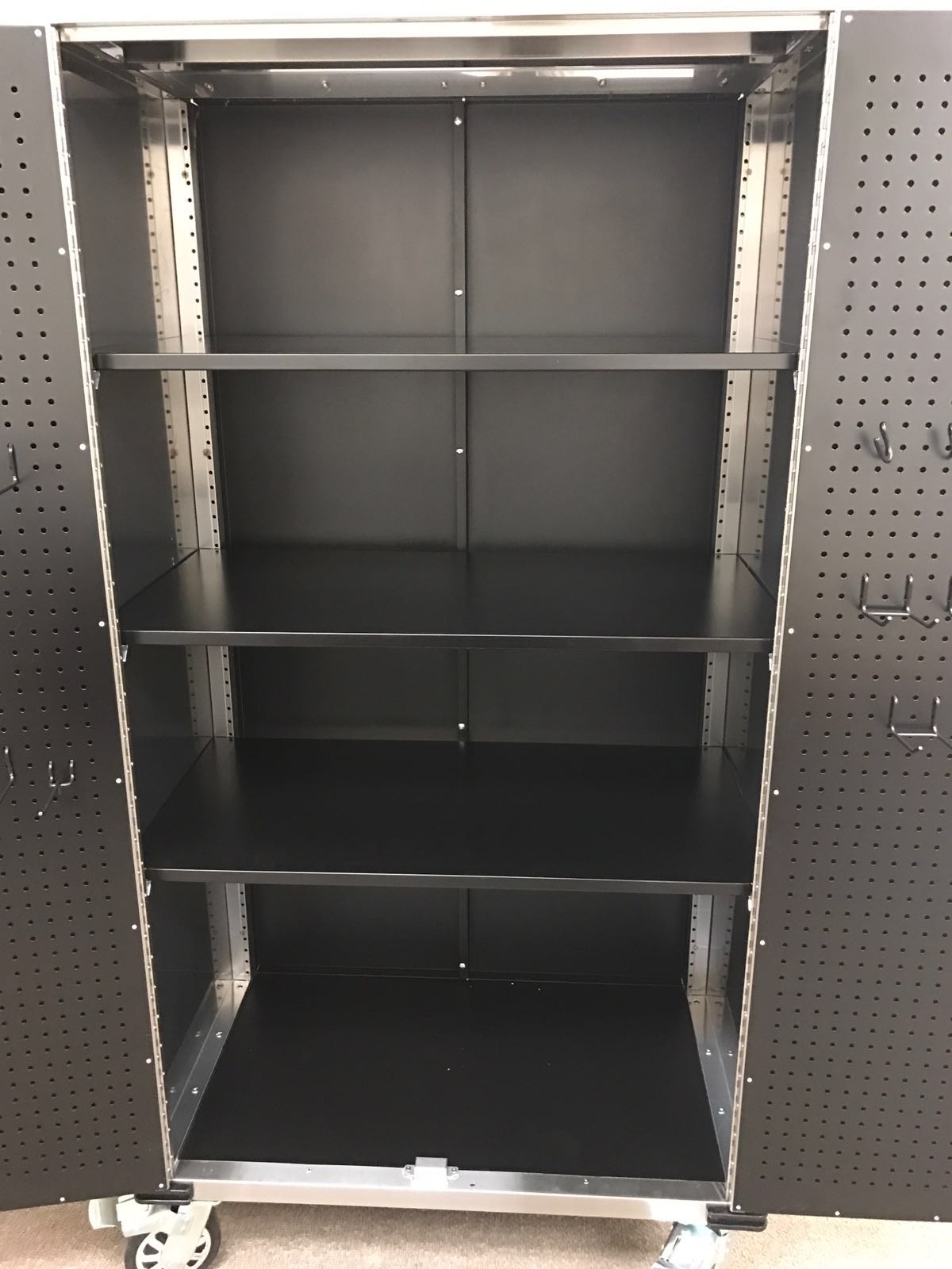 72″ Stainless Steel Rolling Cabinet – Heavy-Duty Lockable Storage | 72SSC view 7