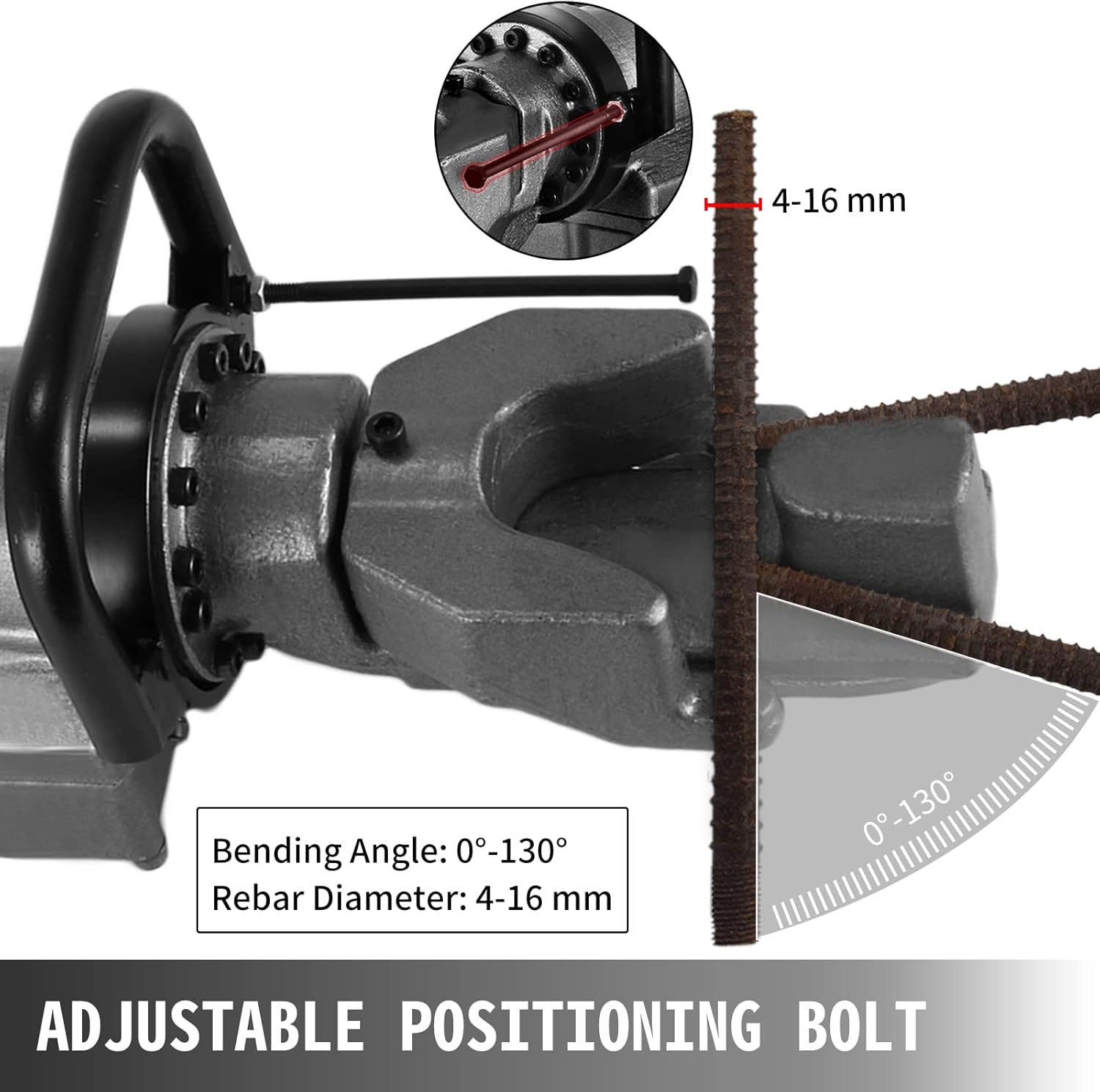 800W Handheld Electric Rebar Bender CRB16 view 5