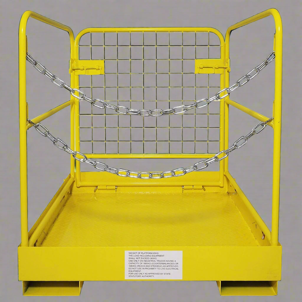 Forklift Safety Cage Work Platform – Aerial Lift Basket Attachment view 2
