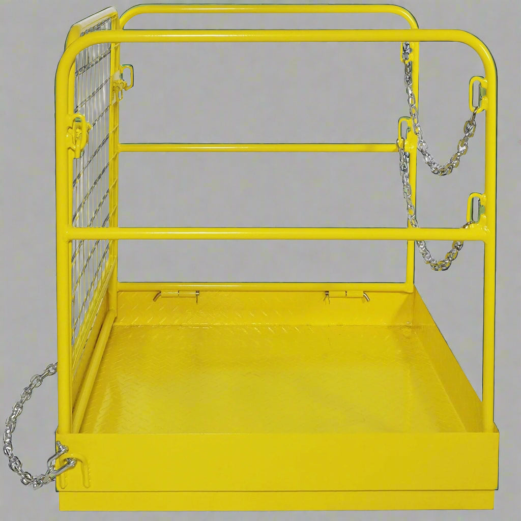 Forklift Safety Cage Work Platform – Aerial Lift Basket Attachment view 4