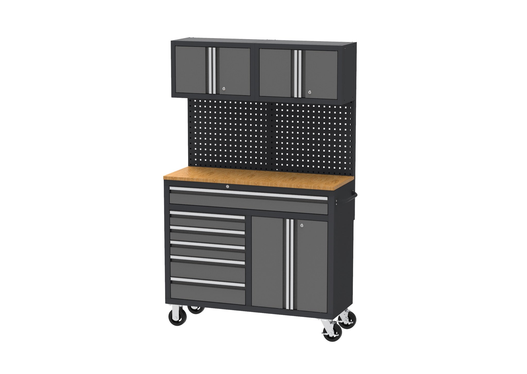 Heavy-Duty 9 Drawer Rolling Tool Chest Workbench with Locking Storage – KN4806 view 8