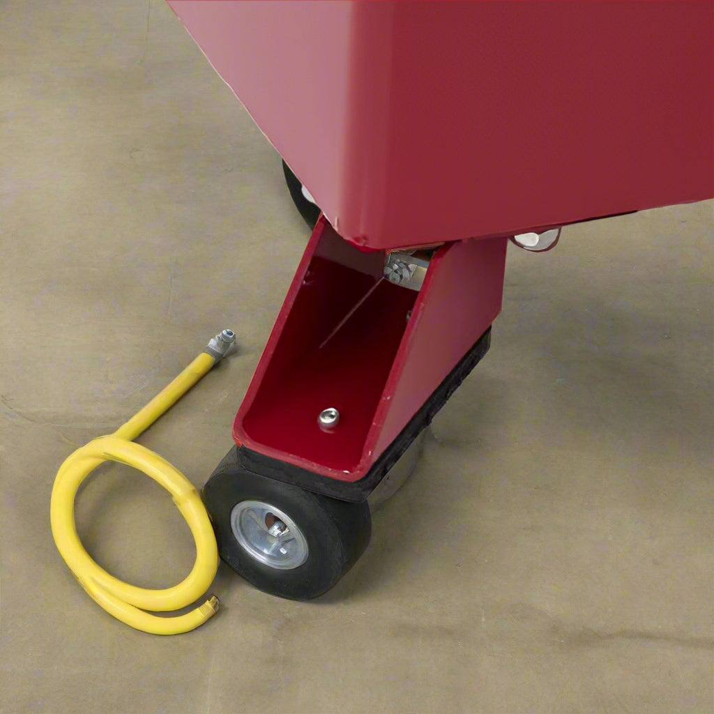 30-Gallon Portable Gas Caddy Fuel Transfer Tank – Manual Rotary Pump Included view 8