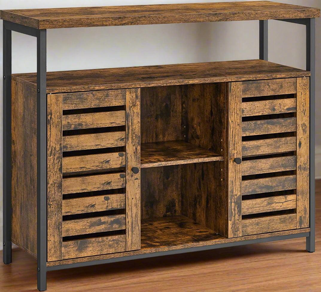 Rustic Buffet Storage Cabinet Sideboard