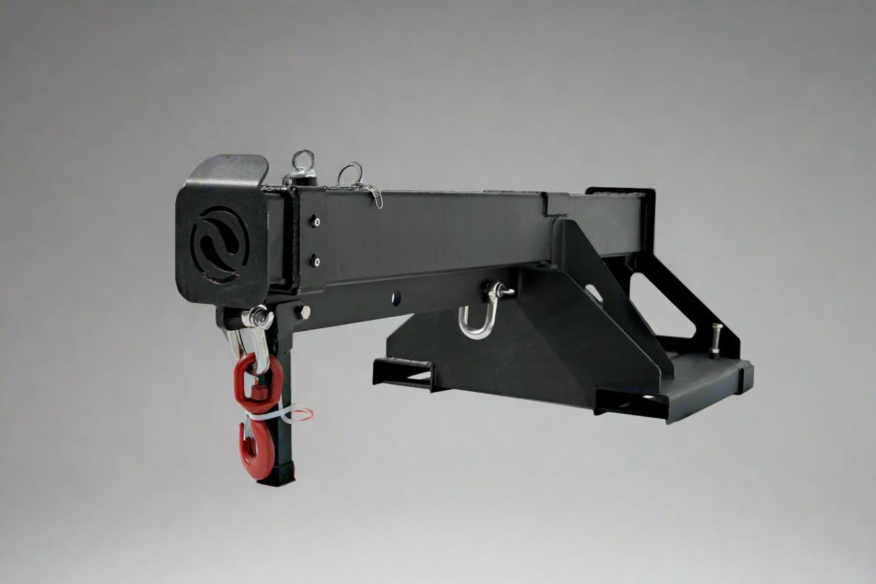 Skid Steer Fork-Mounted Adjustable Jib Boom | 6000 lb Capacity – 523205 view 7