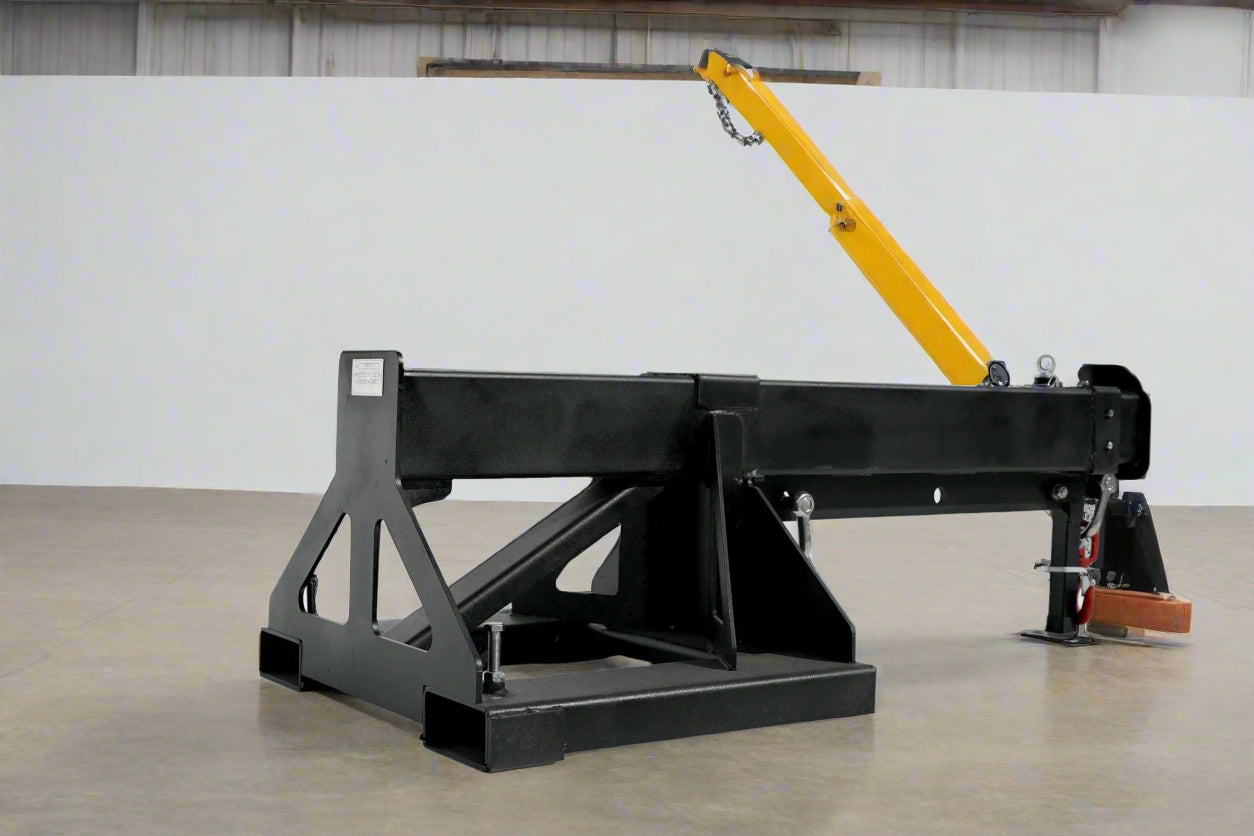 Skid Steer Fork-Mounted Adjustable Jib Boom | 6000 lb Capacity – 523205 view 2
