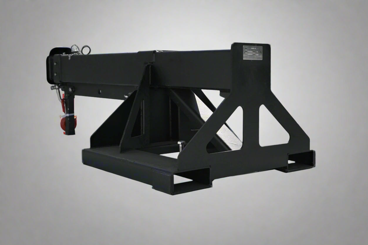 Skid Steer Fork-Mounted Adjustable Jib Boom | 6000 lb Capacity – 523205 view 3