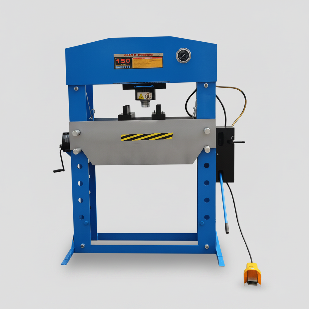 SIEBEL Air & Hydraulic Shop Press | Heavy-Duty Industrial Machine view 1