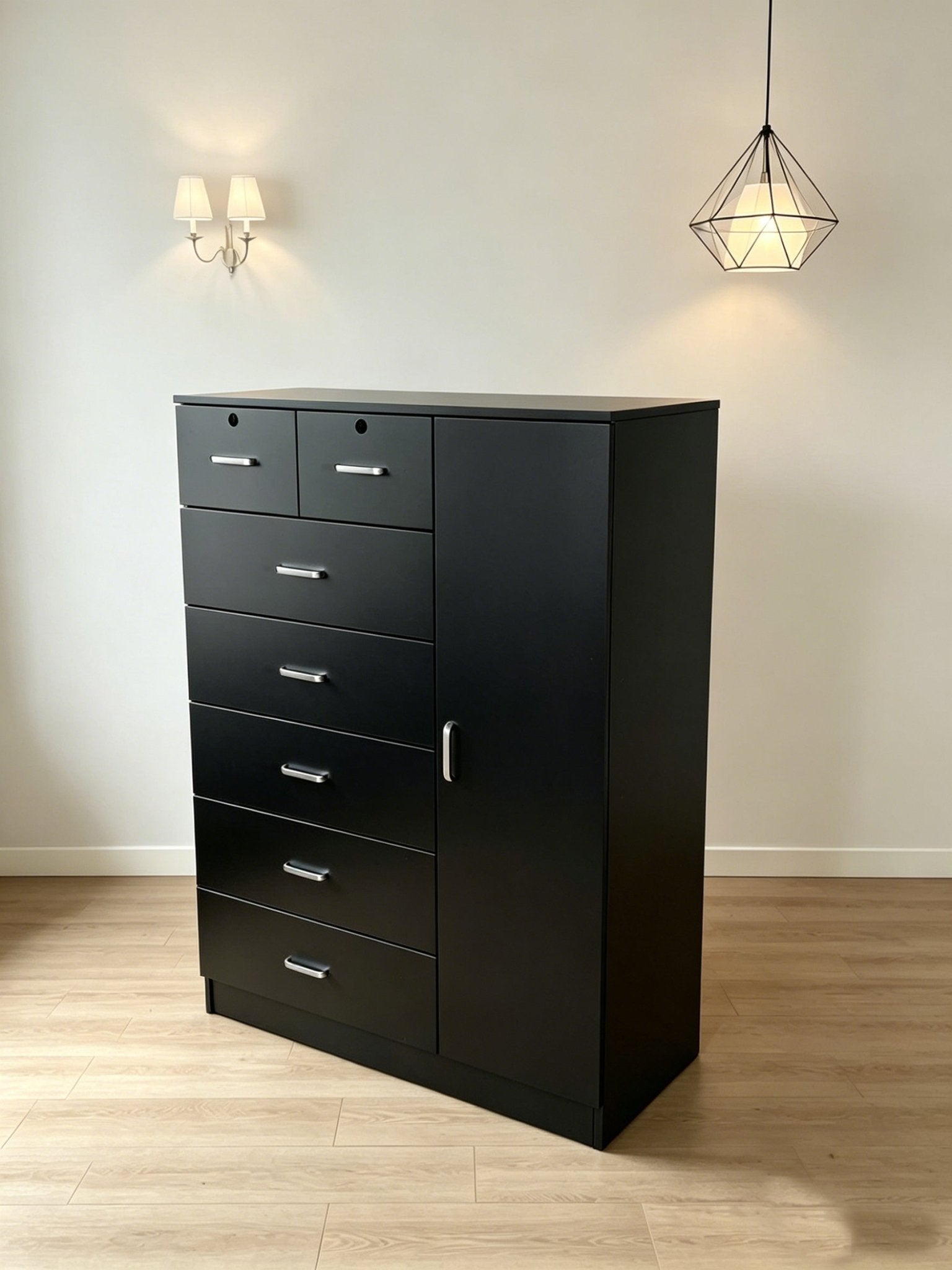 Storage Cabinet Dresser with Drawers & Door MODERN SKU# 113226 view 7