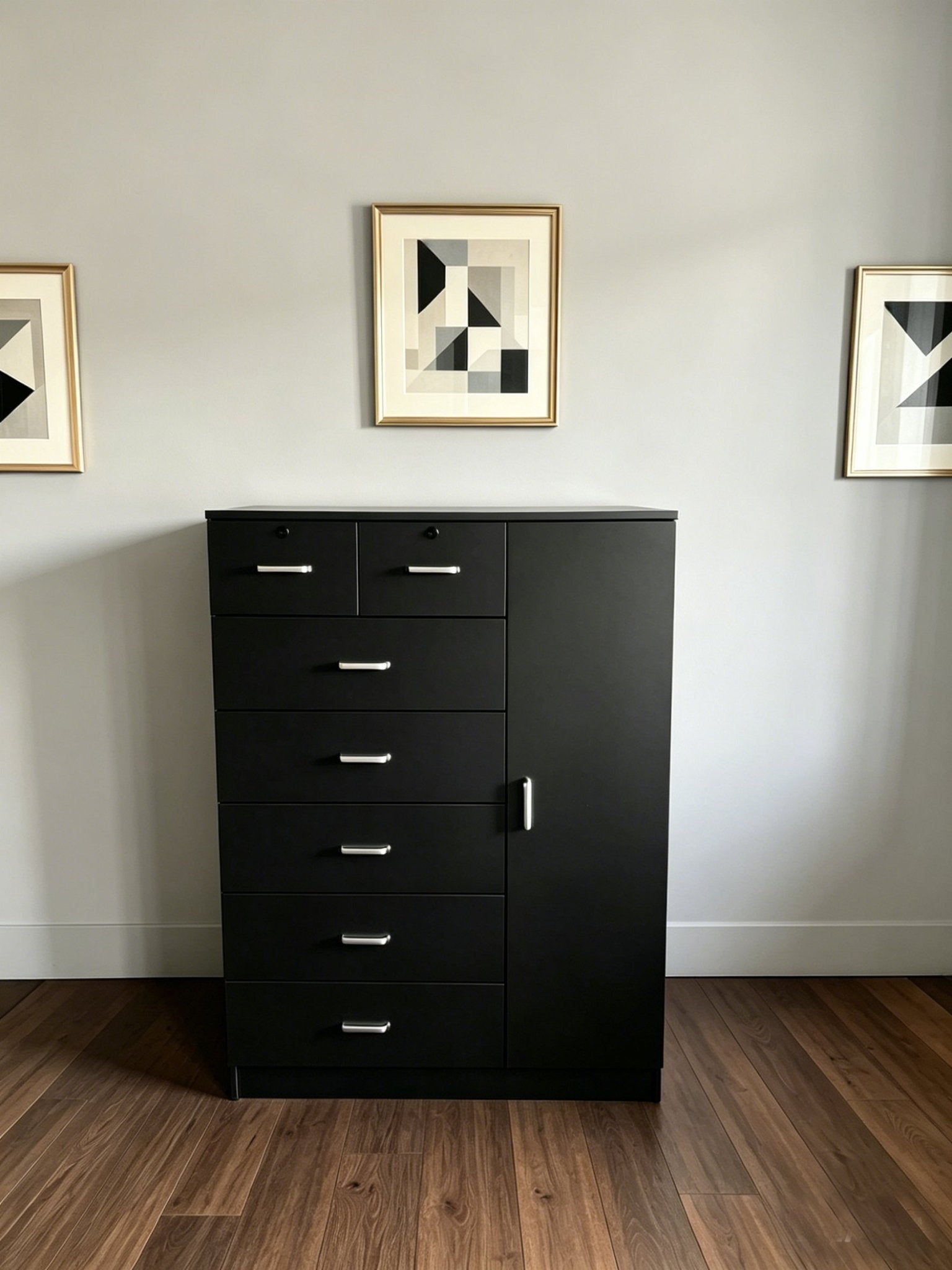 Storage Cabinet Dresser with Drawers & Door MODERN SKU# 113226 view 6