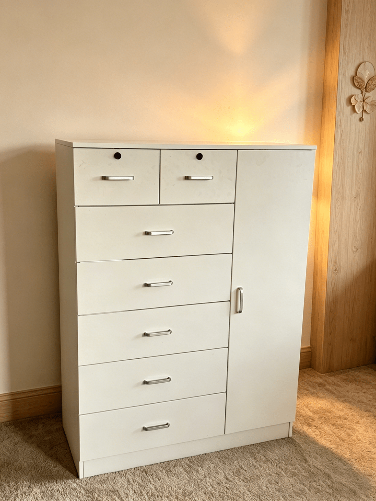 Storage Cabinet Dresser with Drawers & Door MODERN SKU# 113226 view 4