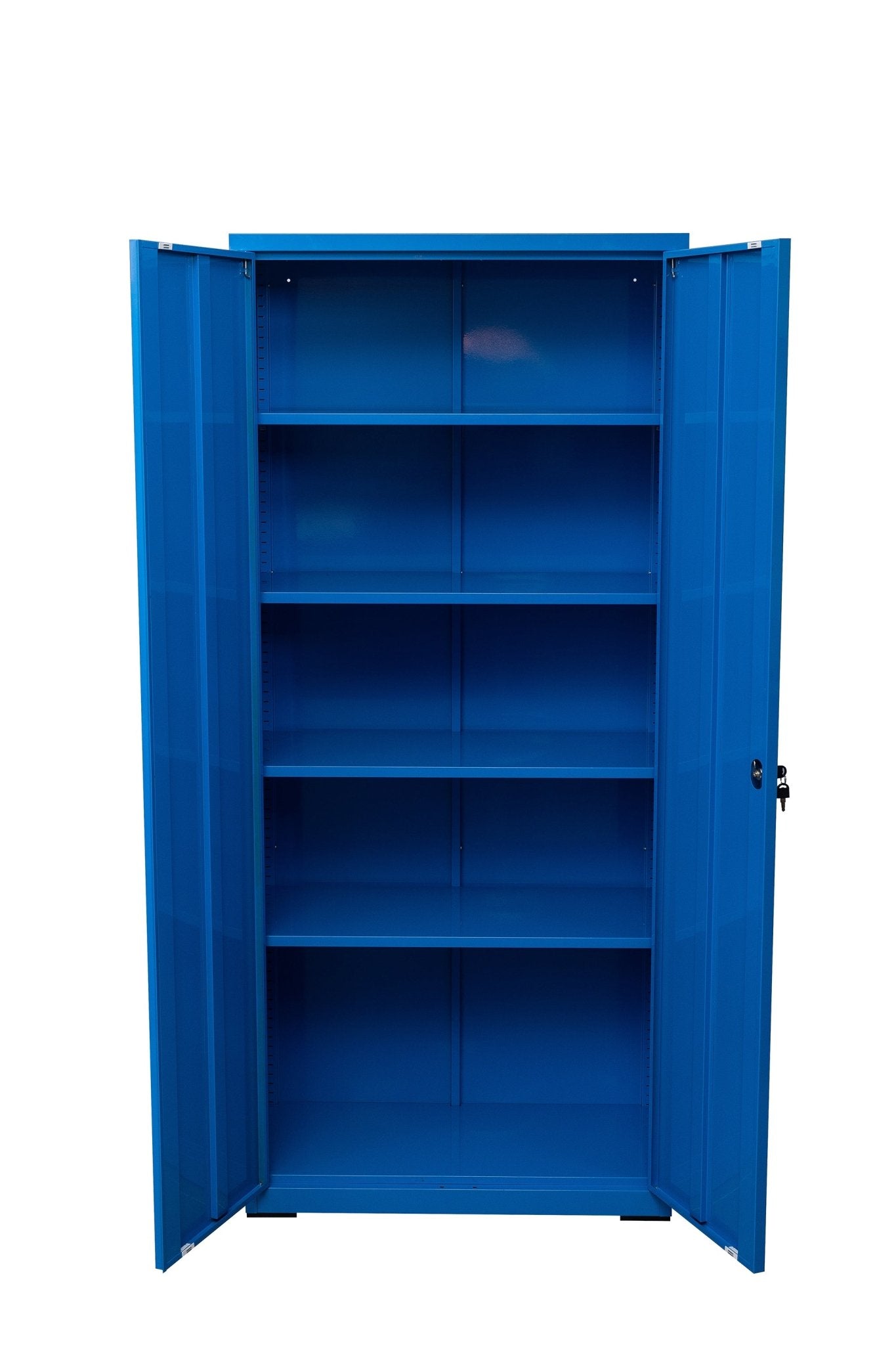 Two Door Metal Storage Cabinet – Lockable with Adjustable Shelves view 3