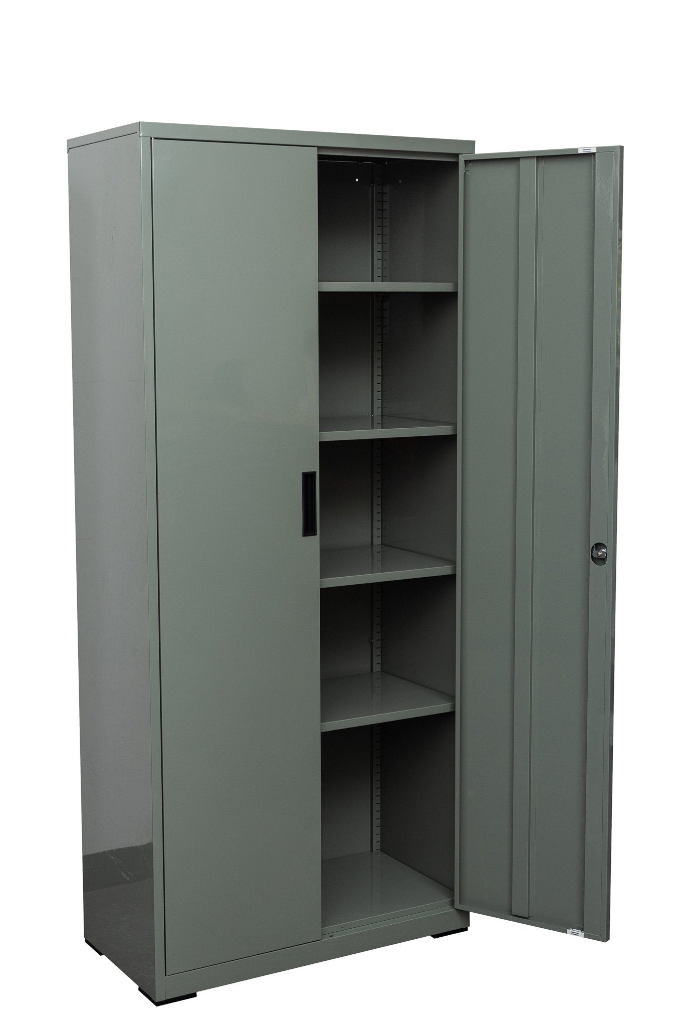 Two Door Metal Storage Cabinet – Lockable with Adjustable Shelves view 8